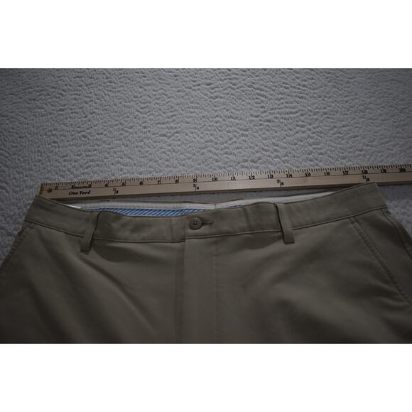 Footjoy Golf Pants Mens Size 36 x 33 Tan Performance Stretch Polyester Spandex - Picture 6 of 9